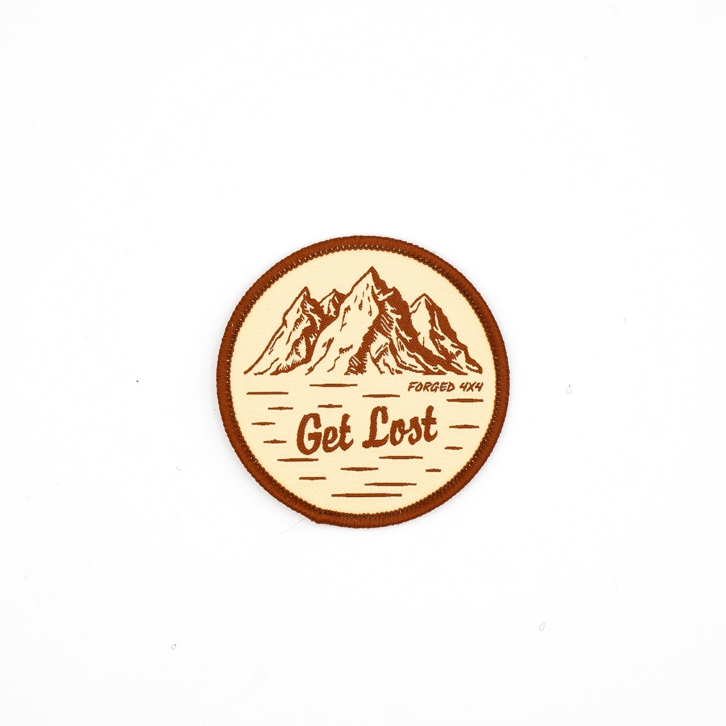 Get Lost Patch Brown