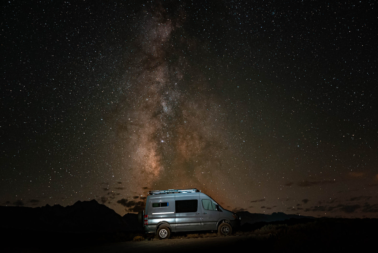 Van Life Midnight Stars Poster
