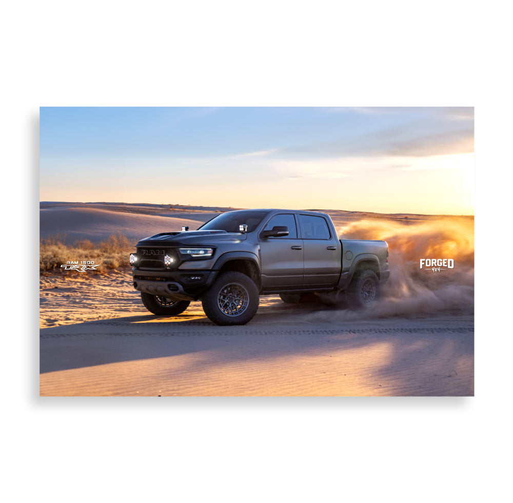 Truck Blazing Poster