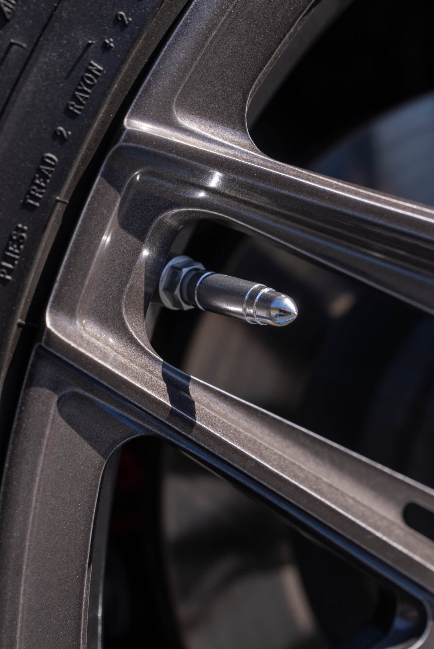 Bullet Valve Stem Cap Silver