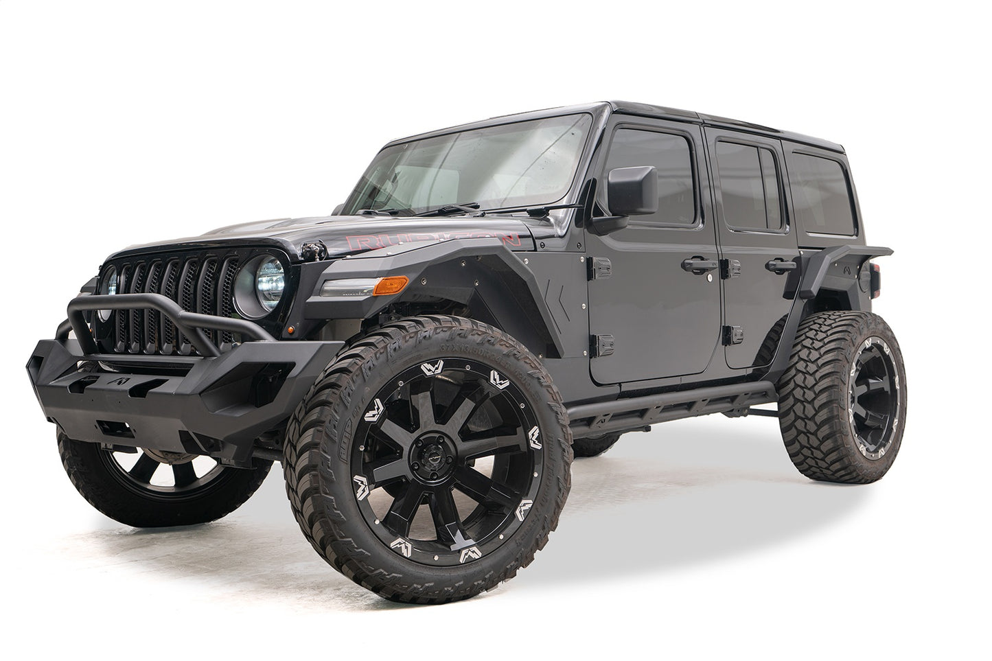 Fab Fours - Rock Slider; 2 Stage Black Powder Coated; w/Tube; - JL18-G1750-1