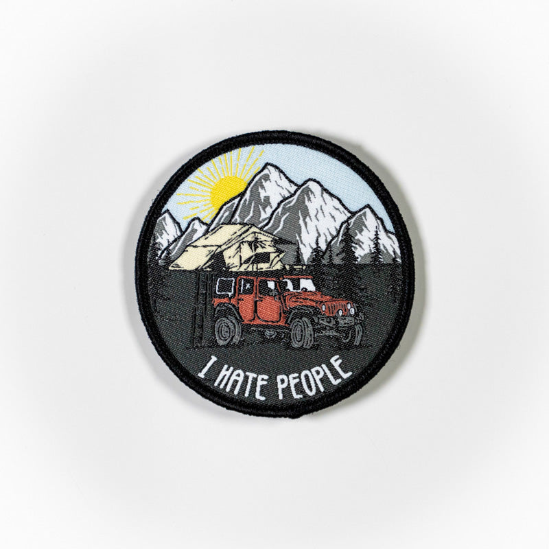 Velcro Patch I Hate People