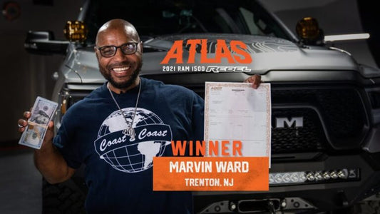 Congratulations to the Winner of ATLAS – 2021 RAM 1500 REBEL