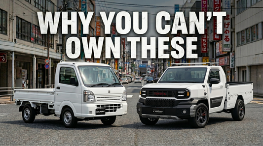 Why You Can’t Own a New Kei Truck or Toyota Hilux Champ in the US