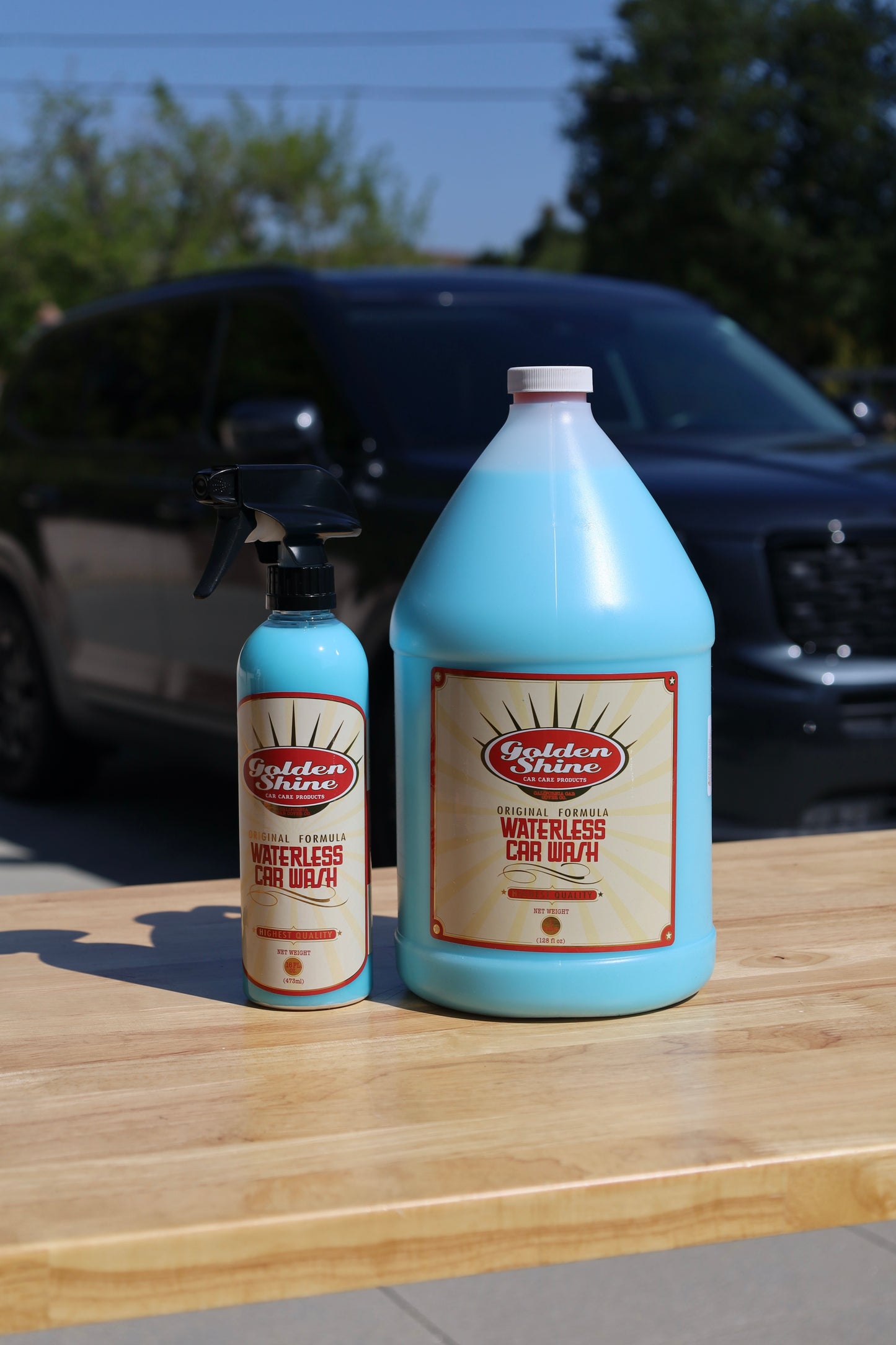 Golden Shine Waterless Car Wash Spray (CCC)