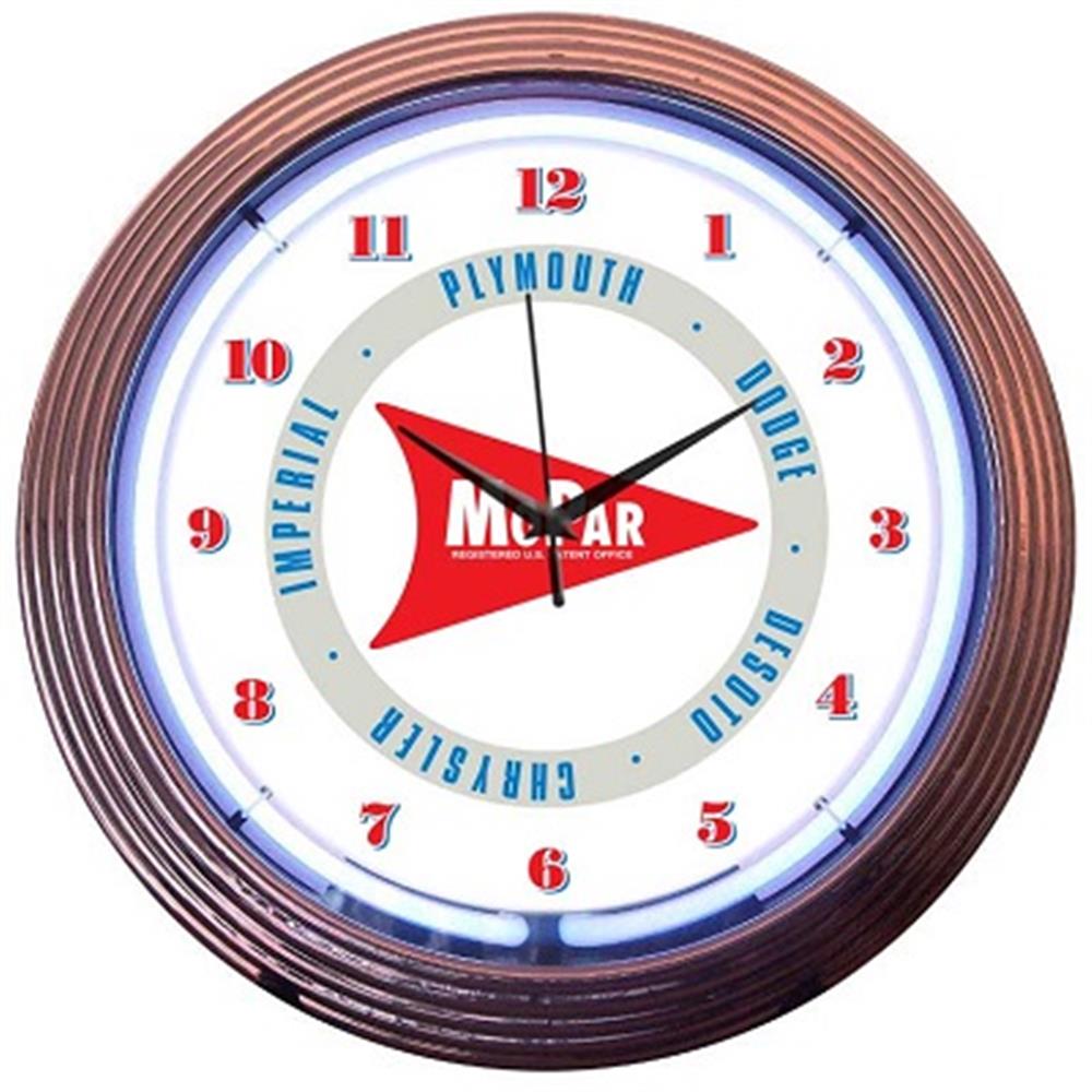 Neonetics Mopar Arrow Neon Clock 15"