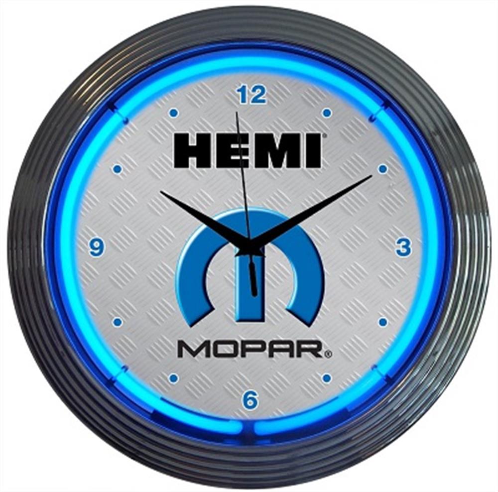 Neonetics Mopar Hemi Neon Clock - Thumbnail 2