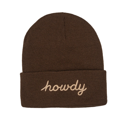 Howdy Script Beanie