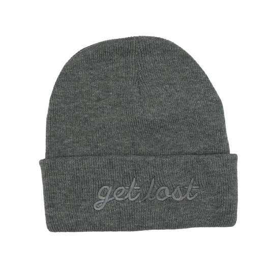 Get Lost Script Beanie
