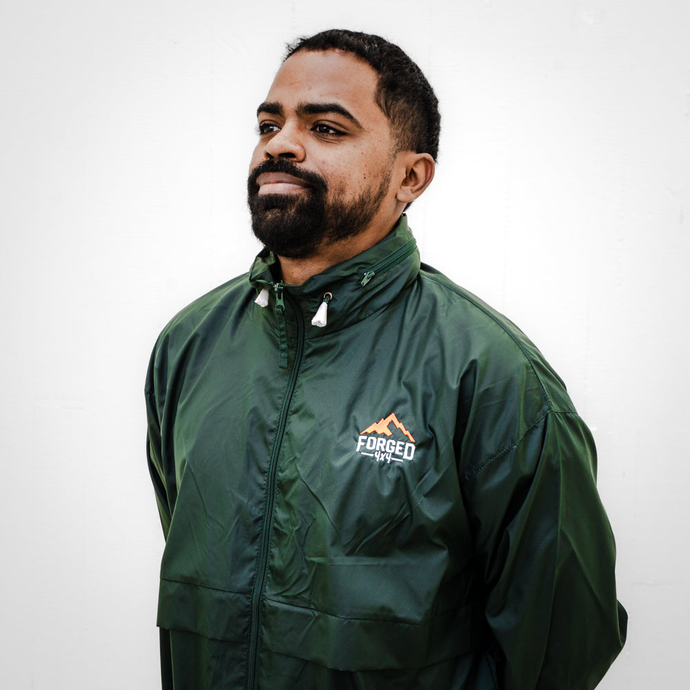 Trekker Forest Green Windbreaker