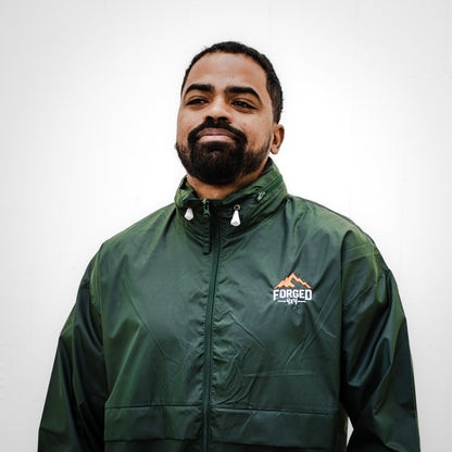 Trekker Forest Green Windbreaker