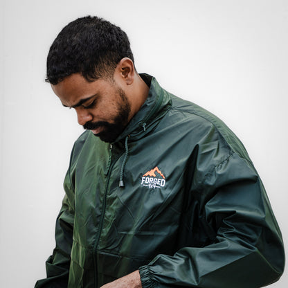 Trekker Forest Green Windbreaker