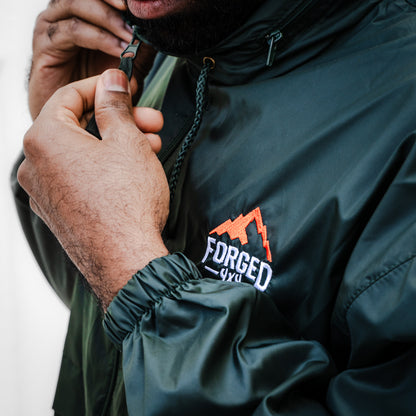 Trekker Forest Green Windbreaker