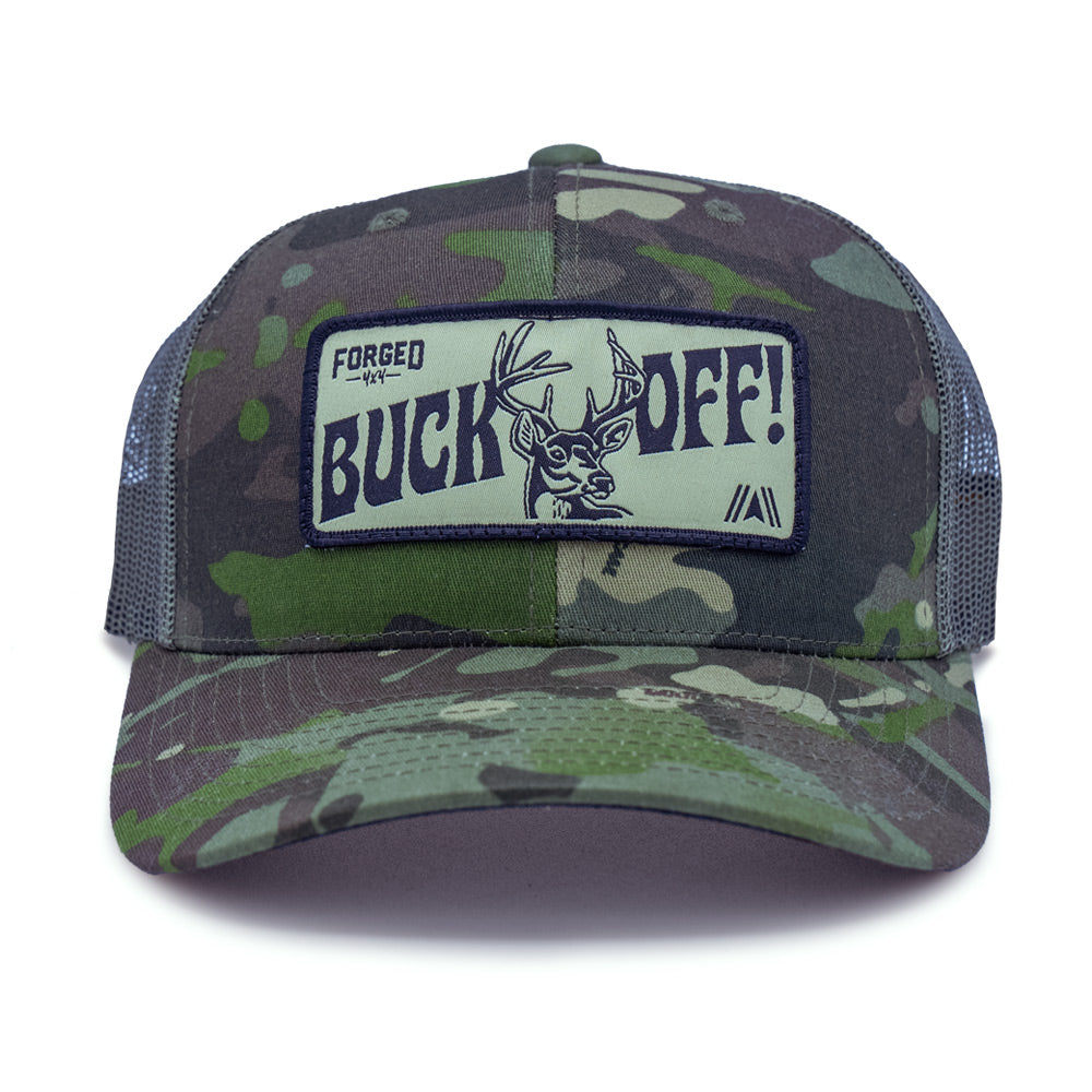 Buck Off Patch Hat Flexfit