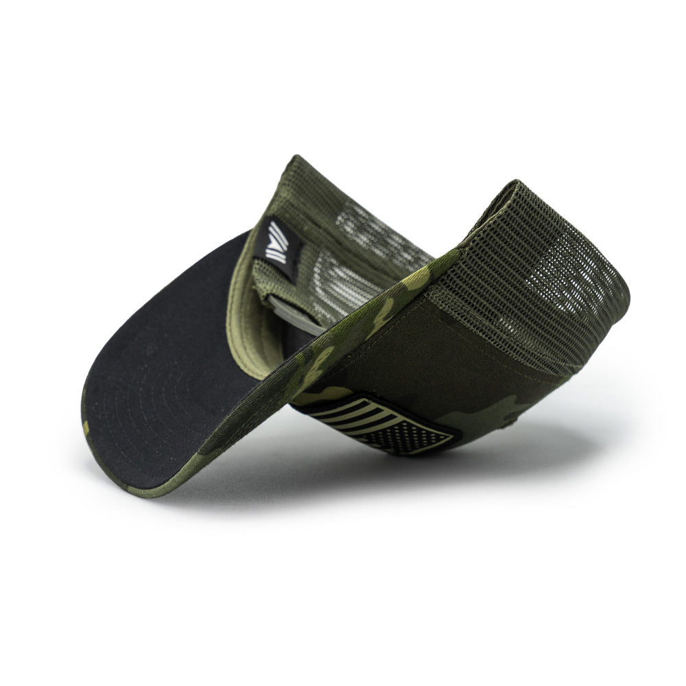 Camo Flag Snapback Hat