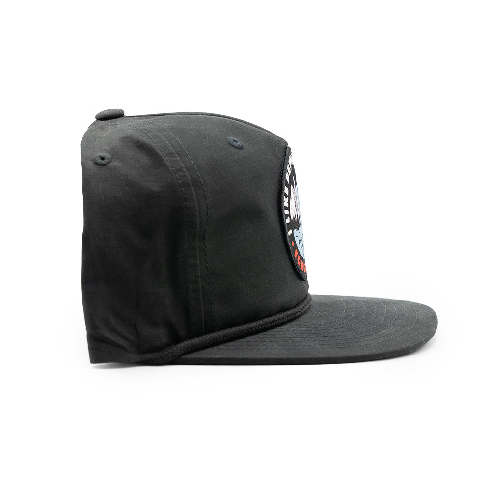 Pee Outside Nylon Structured Hat