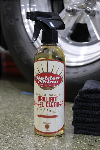 Golden Shine Brilliant Car Wheel Cleaner Spray (CCC)
