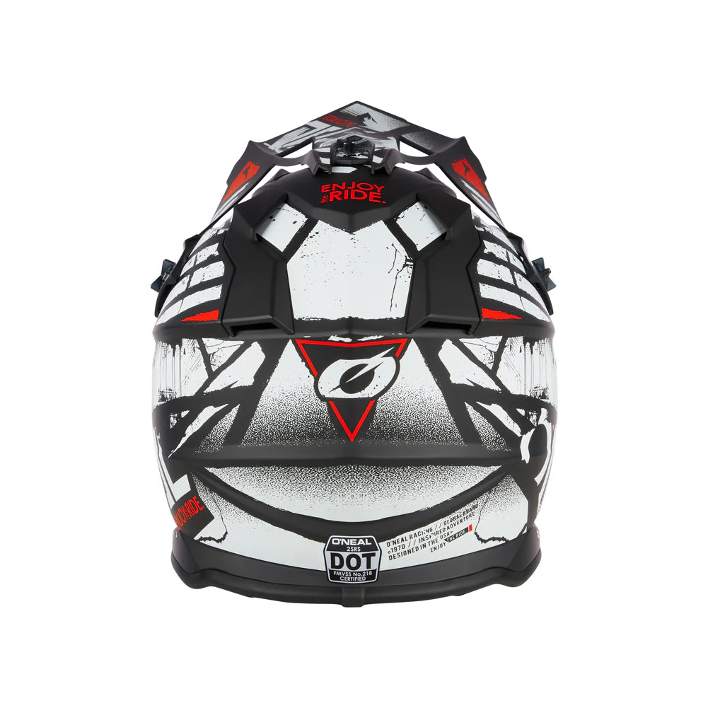 OGIO 2 SRS Youth Glitch Helmet Black/White