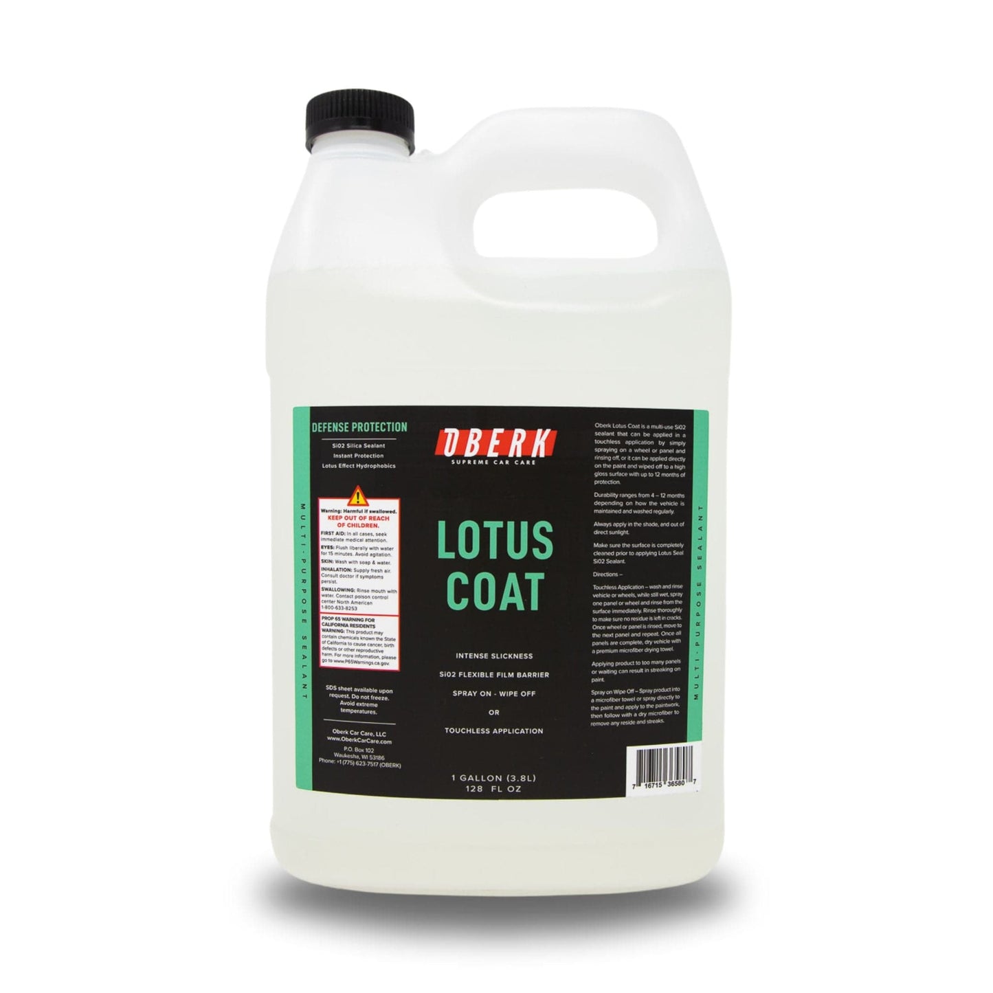 Oberk Lotus Coat Si02 Spray Sealant