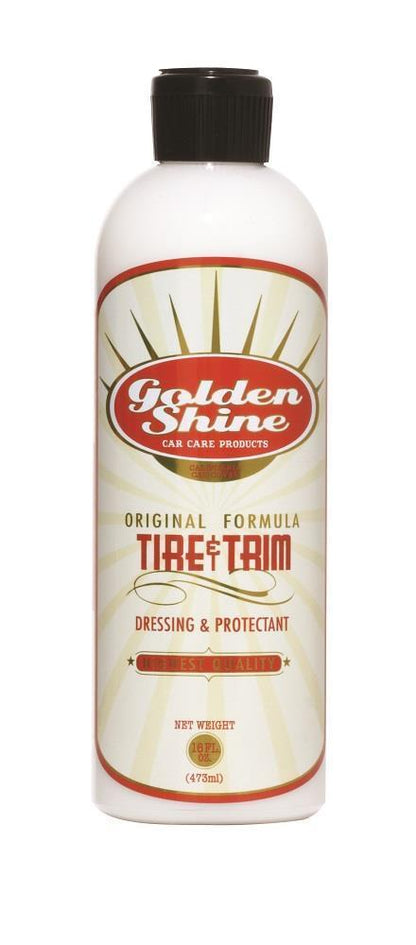 Golden Shine Tire & Trim Dressing and California Car Duster Wheel Cleaning Kit (CCC)