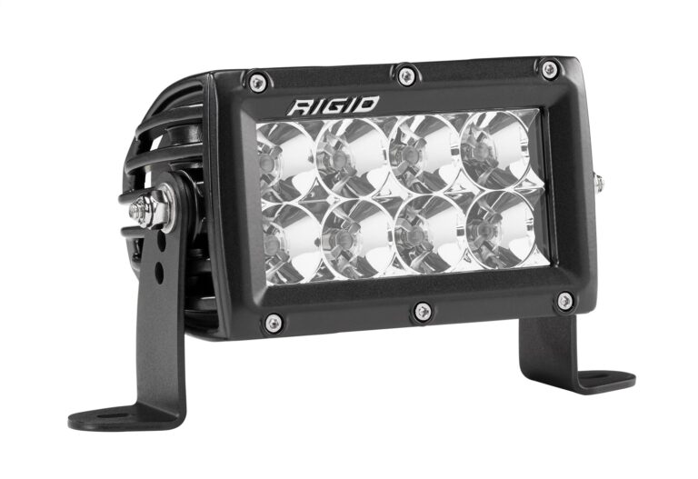 RIGID Industries - RIGID E-Series PRO LED Light, Flood Optic, 4 Inch, Black Housing - 104113