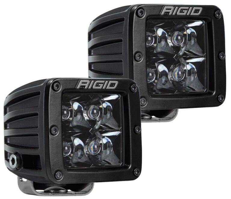 RIGID Industries - D-Series PRO Midnight Edition, Spot Optic, Surface Mount, Pair - 202213BLK