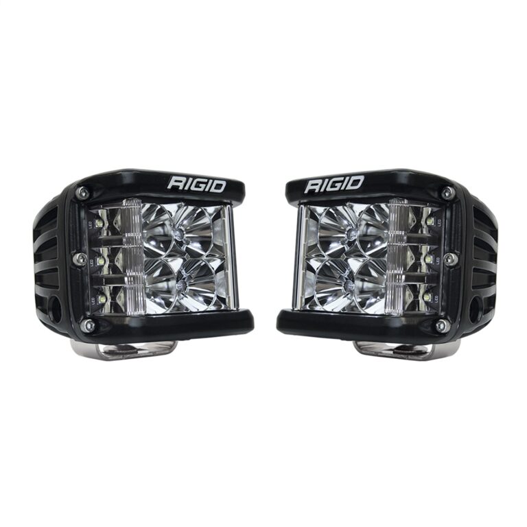 RIGID Industries - D-SS PRO Side Shooter, Flood Optic, Surface Mount, Black Housing, Pair - 262113