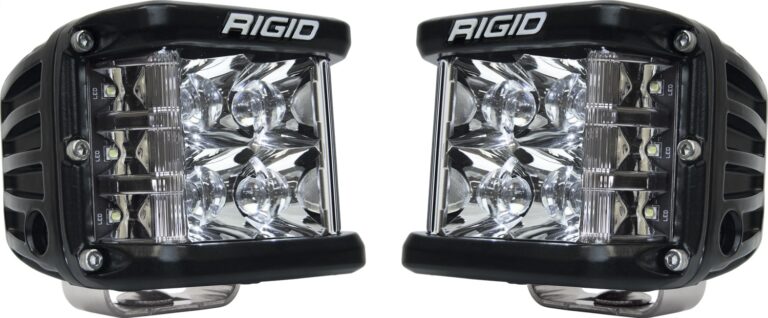 RIGID Industries - D-SS PRO Side Shooter, Spot Optic, Surface Mount, Black Housing, Pair - 262213