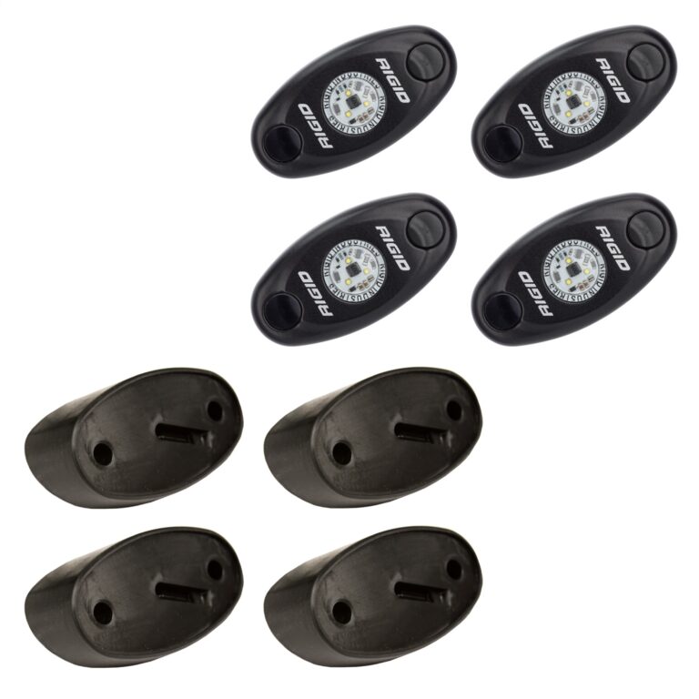 RIGID Industries - RIGID A-Series LED Universal Rock Light Kit, High Power Cool White, Set Of 4 - 400203