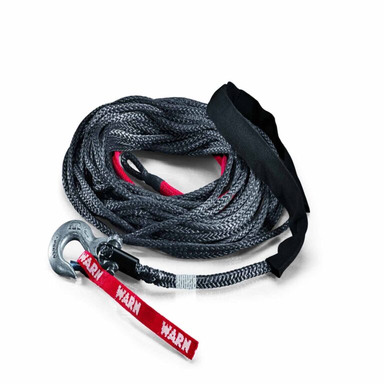 Warn - 10,000 LB Cap 3/8 Inch Dia x 80 Ft Polyethylene Rope - 88468