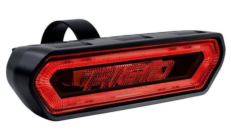 RIGID Industries - Chase, Rear Facing 5 Mode LED Light, Red Halo, Black Housing - 90133