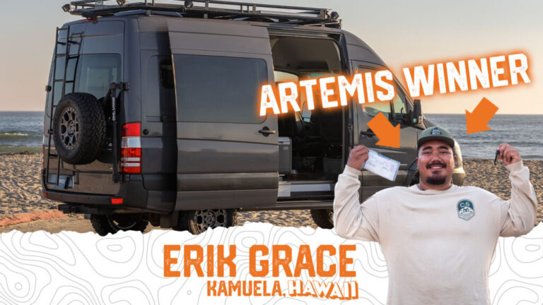 Congratulations to the winner of Artemis – Sprinter Van Build