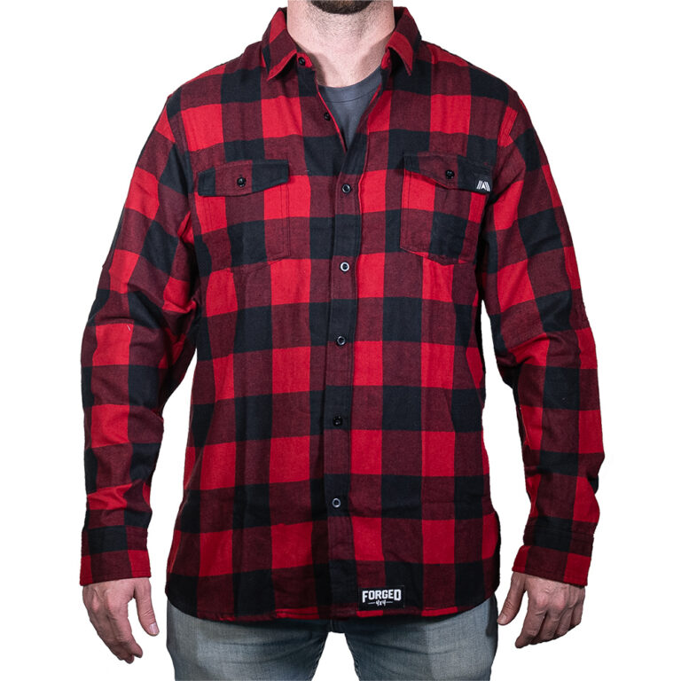 The Lumberjacked - Black & Red Flannel Longsleeve