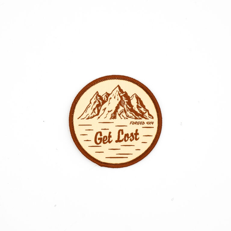 Get Lost Patch Brown