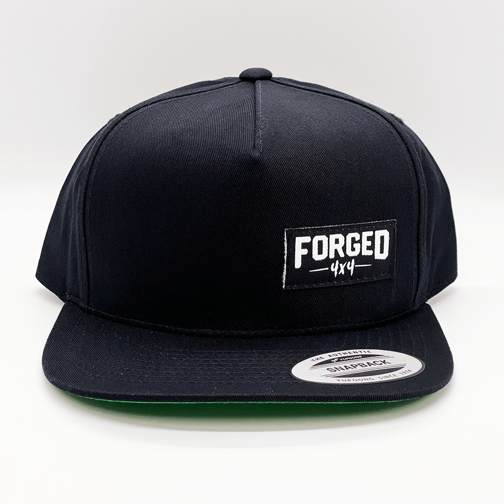 Blacked Out Snapback Hat - Forged4x4