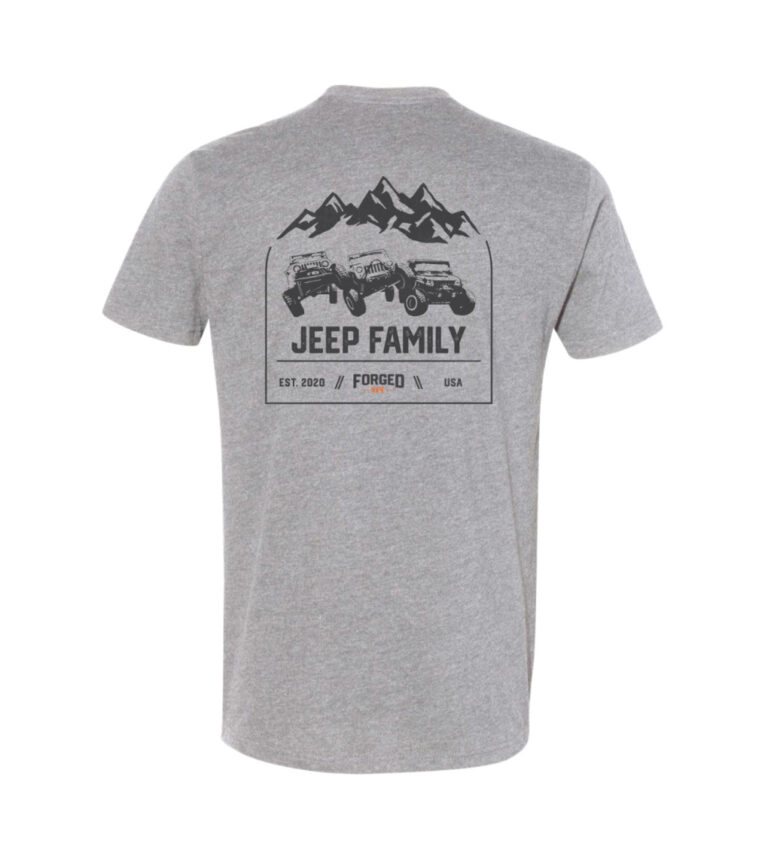 Jeep Fam Crew Heather Gray Shirt