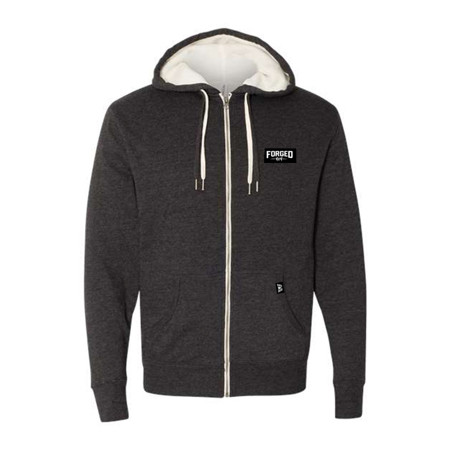 Low-Key - Charcoal Sherpa Hoodie - Forged4x4