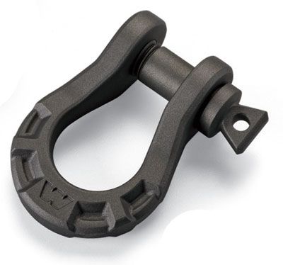 Warn - 1/2 Inch Shackle With 5/8 Inch Pin 5000 LB and Under Forged Steel Single - 92092