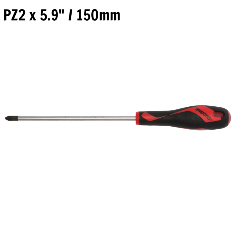 Teng Tools - Teng Tools Pozi Drive PZ2 x 5.9 inch/150mm Screwdriver with Ergonomic, Comfortable Handle - MD962N5 - MD962N5