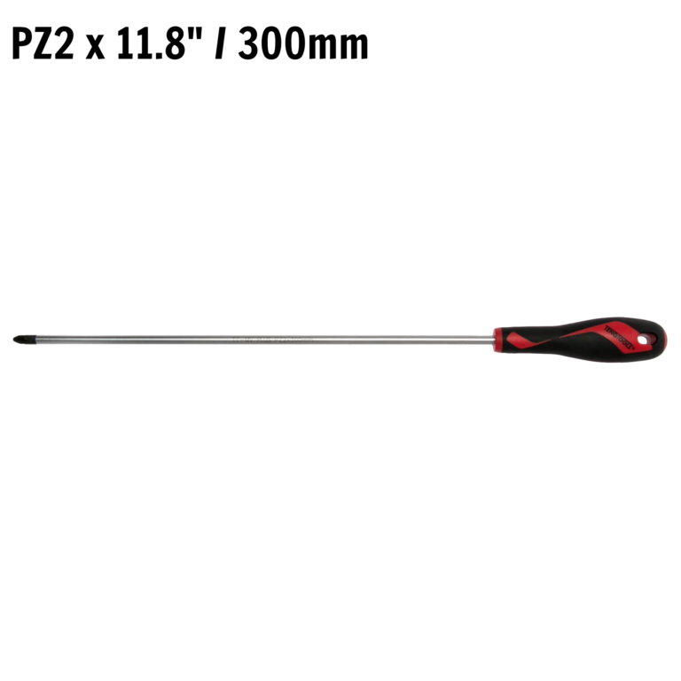 Teng Tools - Teng Tools Pozi Drive PZ2 x 11.8 inch/300mm Screwdriver with Ergonomic,Comfortable Handle - MD962N4C - MD962N4C