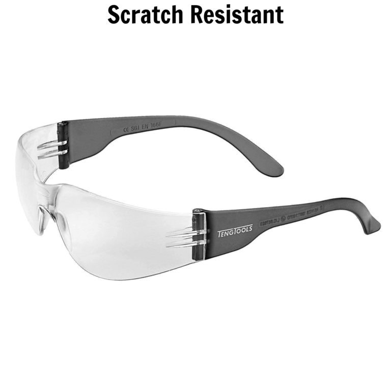 Teng Tools - Teng Tools Scratch Resistant Safety Glasses With Clear Lenses & Side Protection - SG960A - SG960A