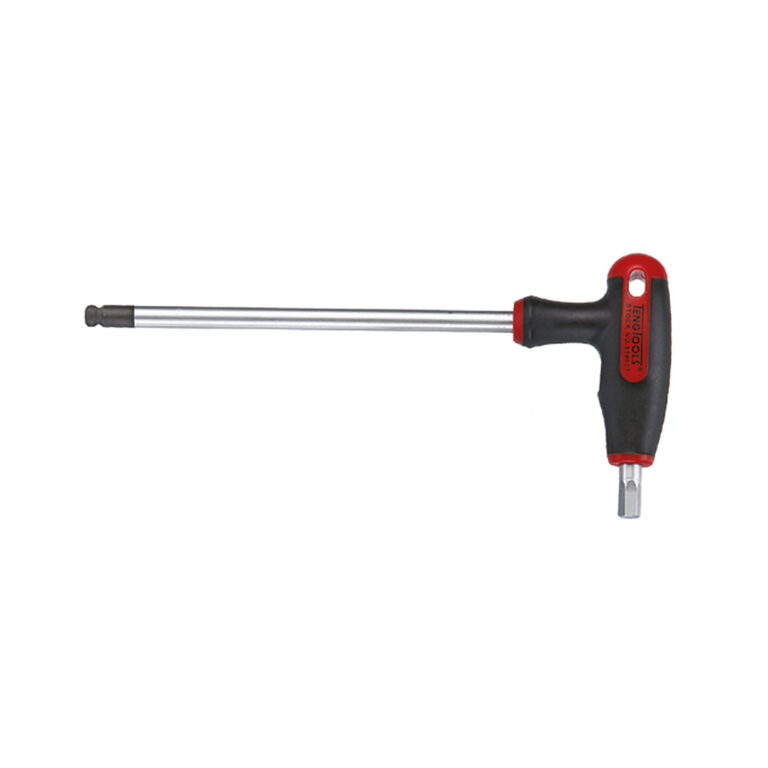 Teng Tools - Teng Tools 7 Piece Metric T Handle Ball Point Hex Allen Key Foam Set (2.5mm to 8mm) - TEDHEX7 - TEN-O-TEDHEX7