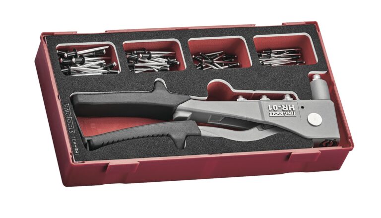 Teng Tools - Teng Tools 100 Piece Double Flex Wrench, Ratchet Wrench & Rivet Gun Foam Kit - TC-6T-20 - TC-6T-20