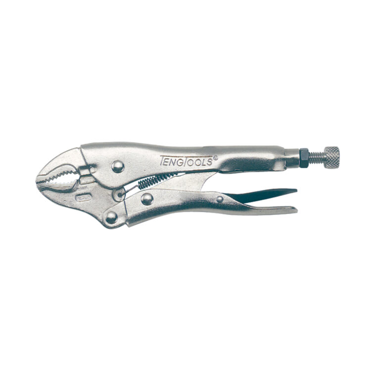 Teng Tools - Teng Tools 5 Piece Round Jaw Power Grip and Long Nose Vise Grip Locking Pliers Set - TTVG05 - TEN-O-TTVG05