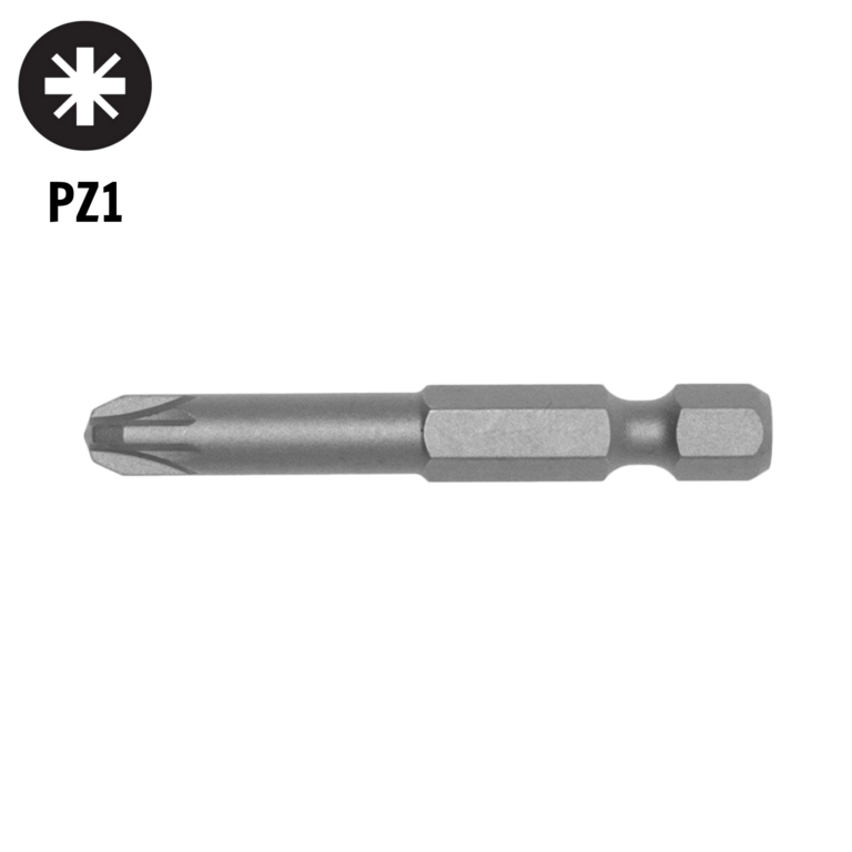 Teng Tools - Pozi PZ Bits 25mm & 50mm long in packets of 10 Pieces - PZ2500110