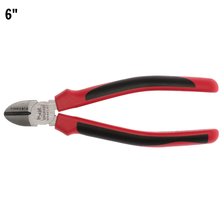 Teng Tools - Teng Tools 6 Inch Precision High Carbon Steel Side Cutting Pliers With TPR Grip Handles - MB441-6T - MB441-6T