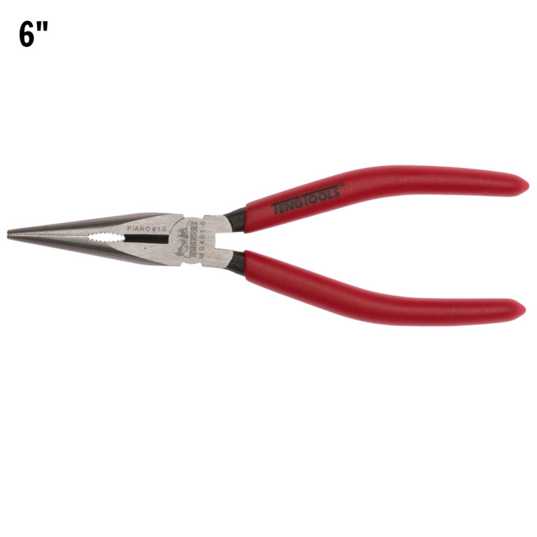 Teng Tools - Teng Tools 6 Inch Vinyl Grip Long Nose Long Reach Pliers - MB461-6 - MB461-6