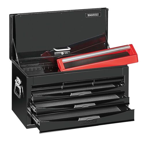 Teng Tools - Teng Tools 6 Drawer 26 Inch Wide Black Storage Top Box - TC806NGM - TC806NGM