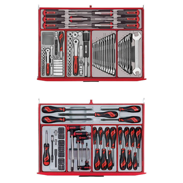 Teng Tools - Teng Tools 491 Piece Complete Mixed Mechanics General Hand Tool Kit + 1 Heavy Duty Roller - TCMM491N - TEN-O-TCMM491N