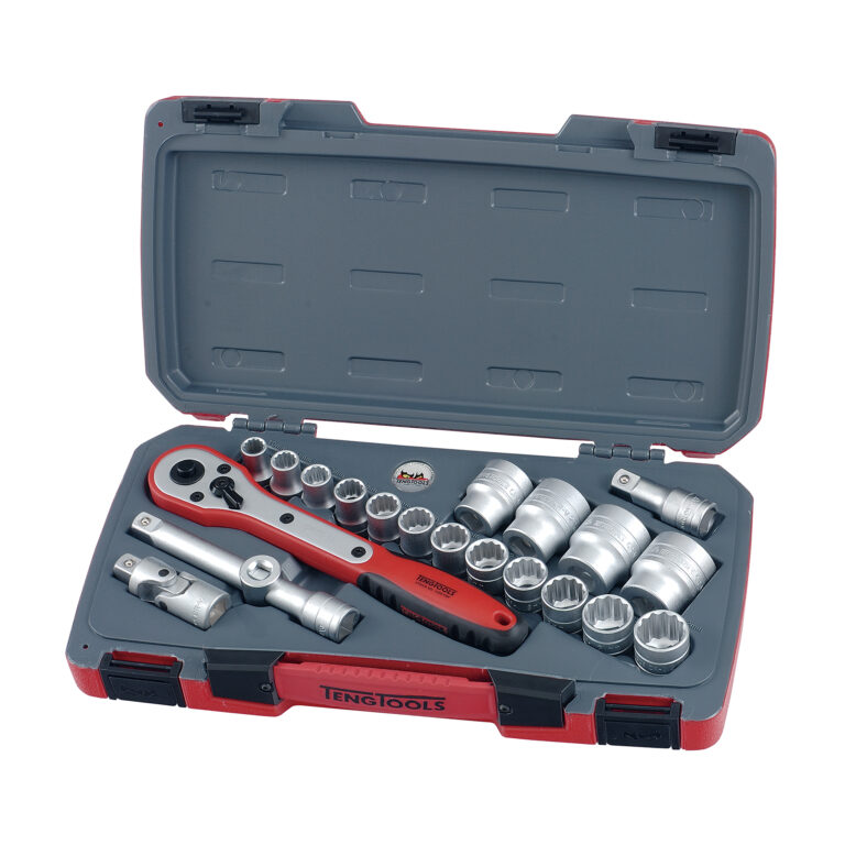 Teng Tools - Teng Tools 96 Piece Mixed Drive Socket Set - T1221 - TEN-O-T1221-KIT1